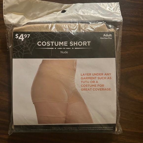 Costume Short Nude Undergarment Coverage Adult‎ One Size Plus - Picture 1 of 2